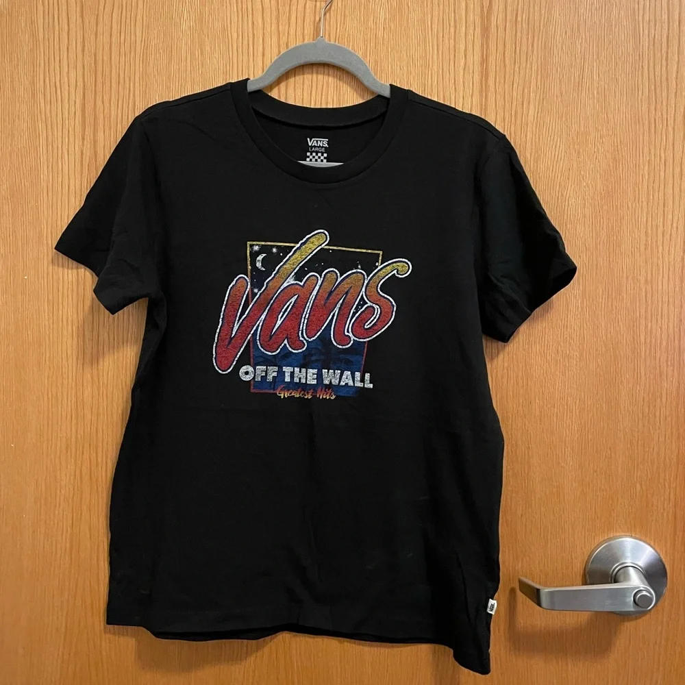 Vans Black Greatest Hits T-Shirt - Picture 1 of 3